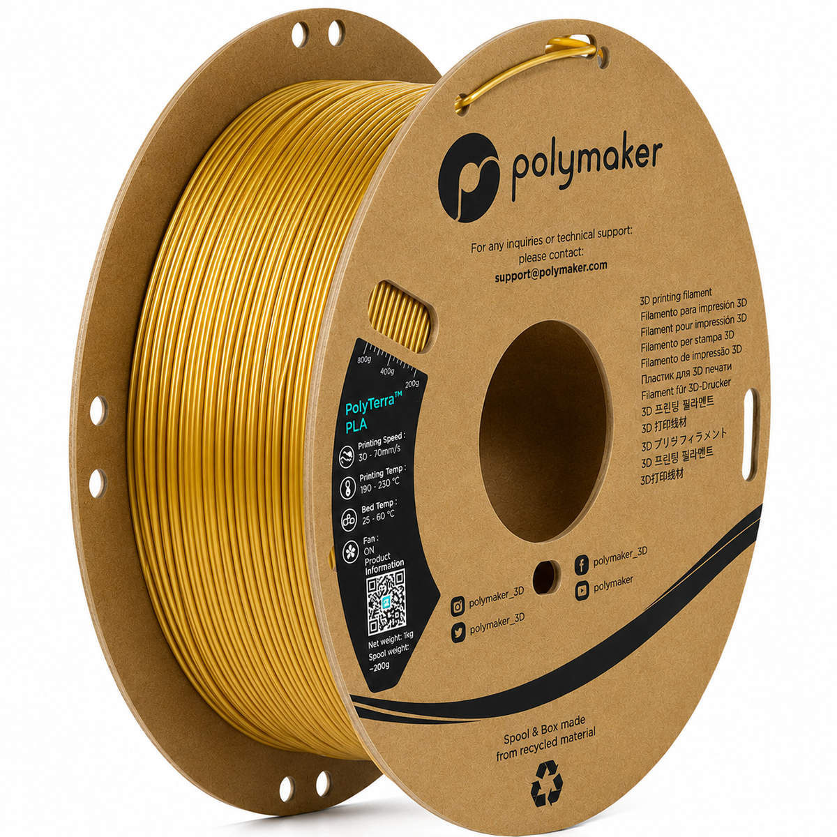 Filamento PLA Polymaker